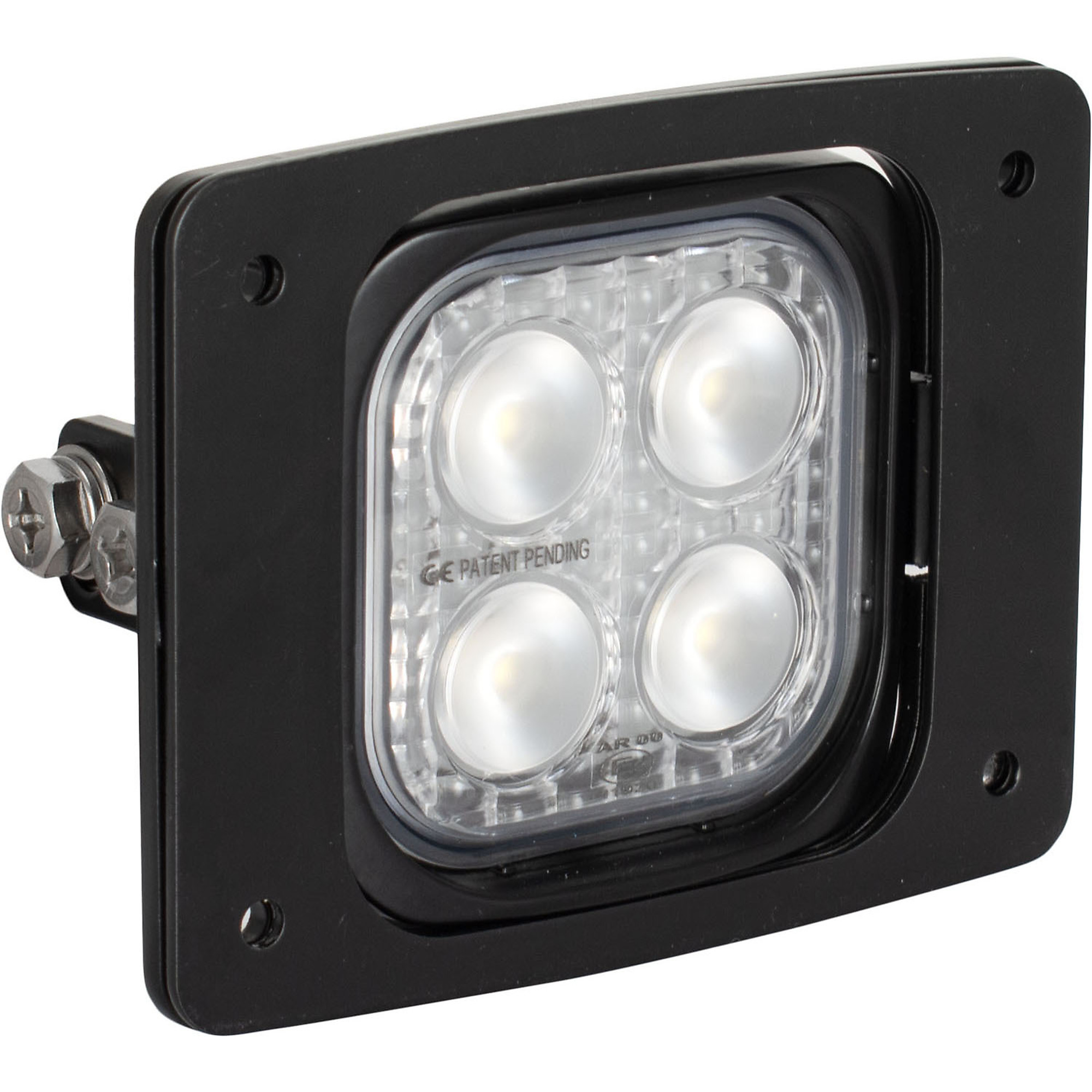 Vision X Dura Mini Flush Mount LED Work Light - 2,000 Lumens, Flood Beam, Die-Cast Aluminum, Model# 9899138